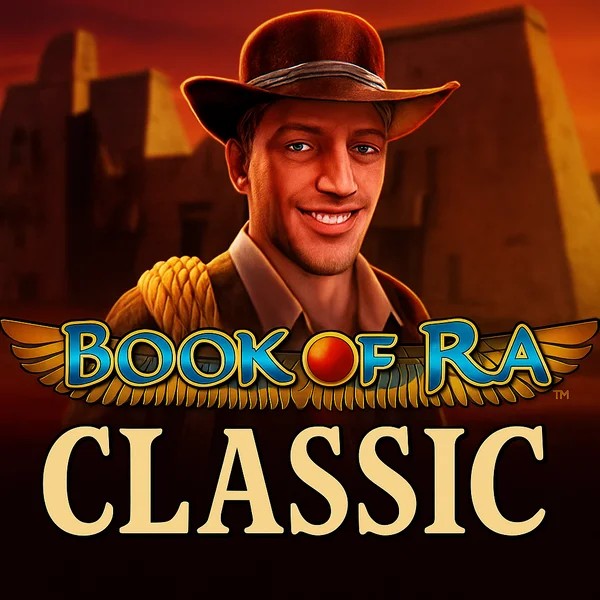 Book of Ra Classic slot visual from Novomatic available on spinsteins.gr