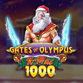 Gates of Olympus Xmas 1000 logo by Pragmatic Play Spinstein Casino