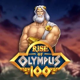 Slots logo of Rise of Olympus 100 from Play'n GO at Spinstein Casino